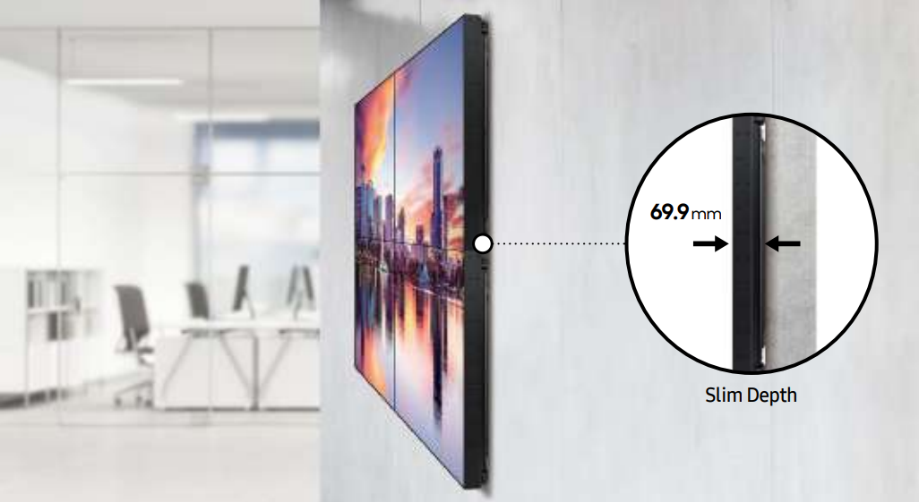 Samsung Video Wall VHR-R thiết kế mỏng